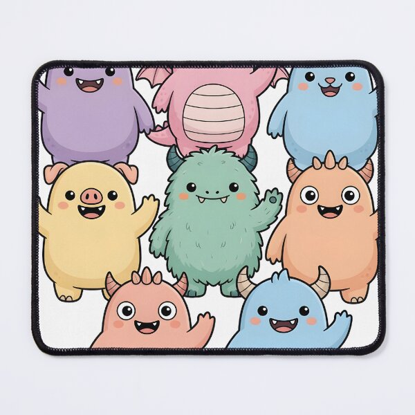 Item preview, Waving Monster Welcome Committee designed and sold by darlbit.