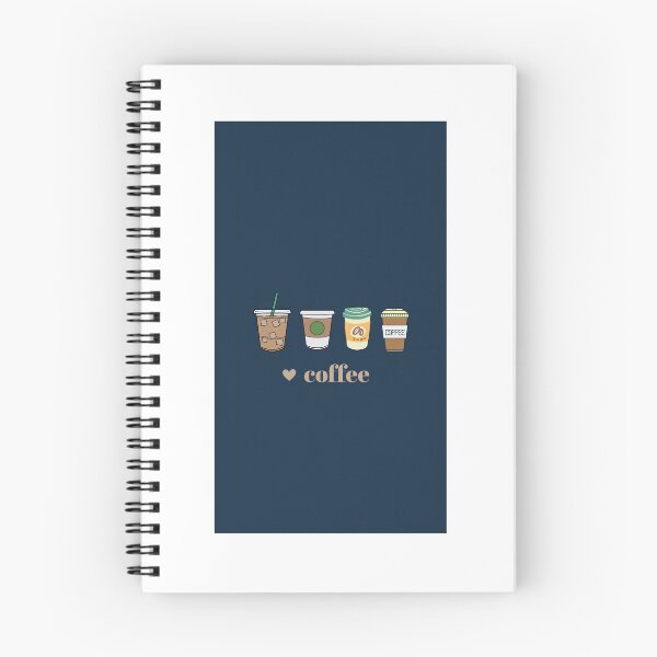 Item preview, Cute Iced Coffee Cups Navy Background designed and sold by Laura3700.