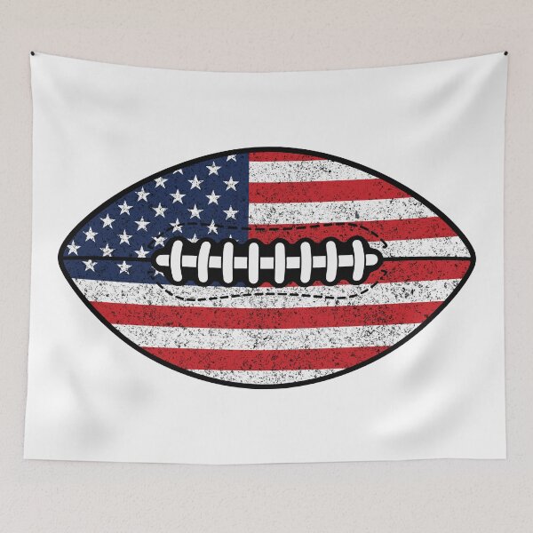Item preview, Vintage American Flag Football - Retro Game Day designed and sold by Marshallamoakohene.