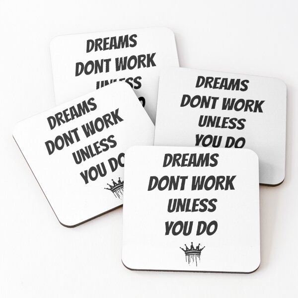 Item preview, Dreams Don’t Work Unless You Do – Motivational Streetwear designed and sold by amarprints.