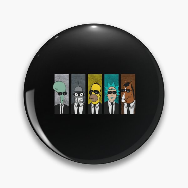Item preview, Animated Icons Men in Black Parody designed and sold by AloeMonstera.