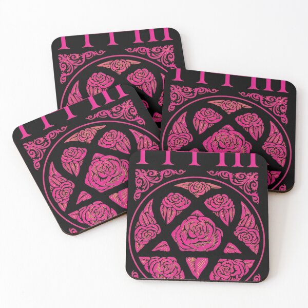 Item preview, HIM Band Logo Rose Pentagram designed and sold by IsidoreVannier.