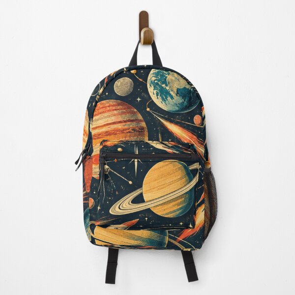 Item preview, Vintage Space Exploration Retro Cosmic Pattern designed and sold by Curio Meridian.
