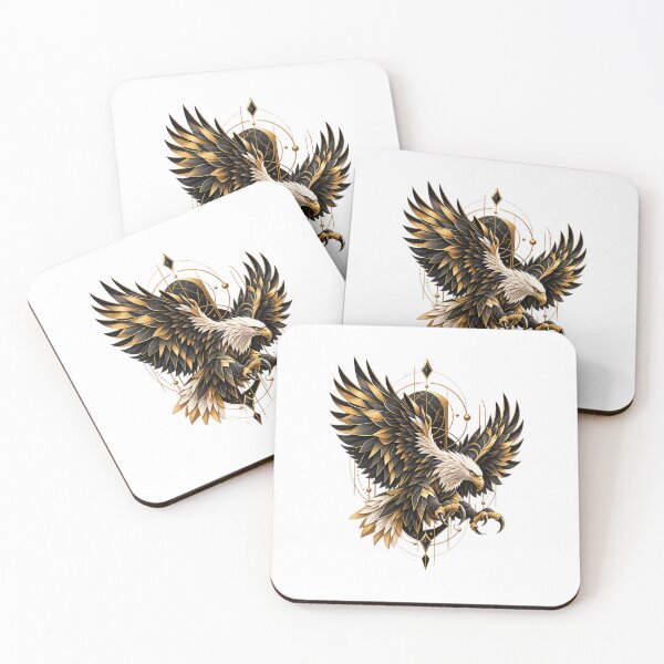 Item preview, Minimalist Geometric Eagle Luxury Design designed and sold by WOHAMMAD.