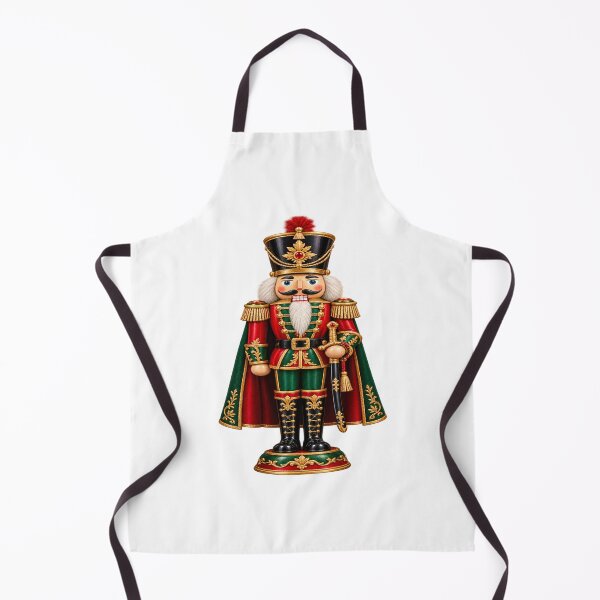 Item preview, Royal Christmas Nutcracker Soldier – Red Green and Gold Holiday Art designed and sold by Pixanova.
