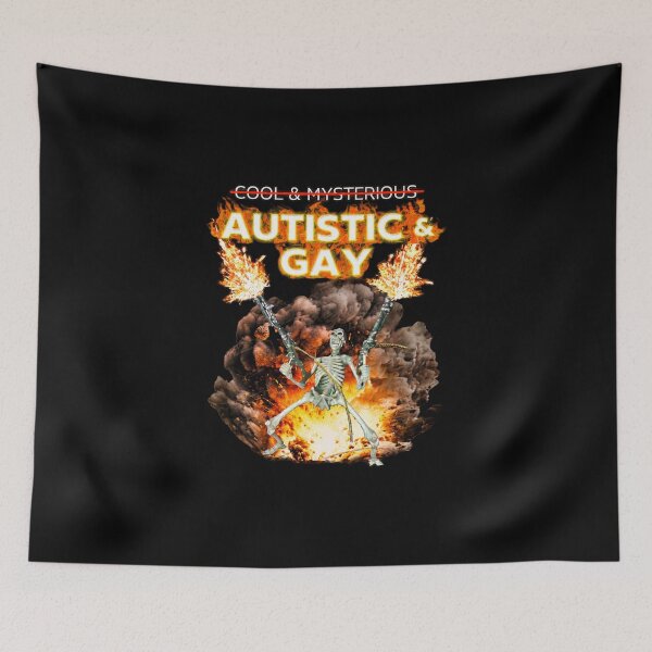 Item preview, Autistic and Gay Skeleton Explosion designed and sold by yarnell-press.