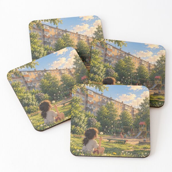 Item preview, Golden Dandelion Afternoon – Nostalgic Summer Childhood designed and sold by H-Tsvetkova.