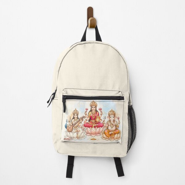 Item preview, Lakshmi Saraswati Ganesha Diwali Watercolor Art designed and sold by hutofdesigns.