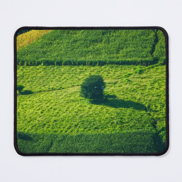Item preview, The Lone Tree — Minimalist Green Field From Above, Thailand designed and sold by Jomsunshine.