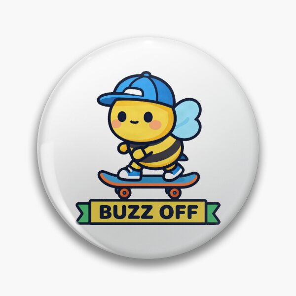 Item preview, Honey Bee Retro Skateboard Rider designed and sold by Arc2020.