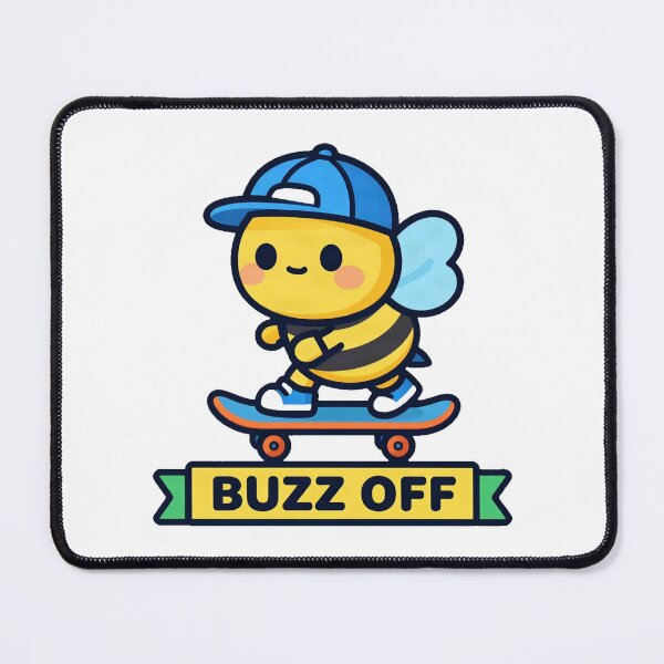 Item preview, Honey Bee Retro Skateboard Rider designed and sold by Arc2020.