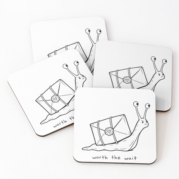 Item preview, Snail brings a sealed letter designed and sold by ArtHouseNiklas.