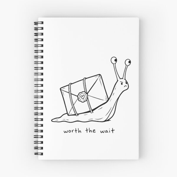 Item preview, Snail brings a sealed letter designed and sold by ArtHouseNiklas.