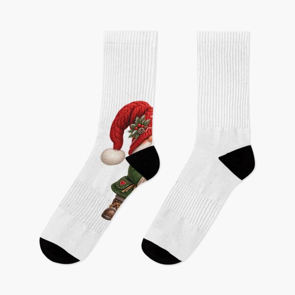 Item preview, Cute Christmas Gnome Holding a Festive Christmas Tree  designed and sold by Pixanova.