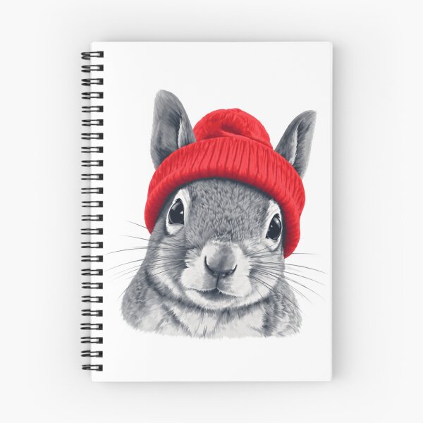 Item preview, Retro Squirrel in Red Beanie Vintage Wildlife designed and sold by crestwo-supply.