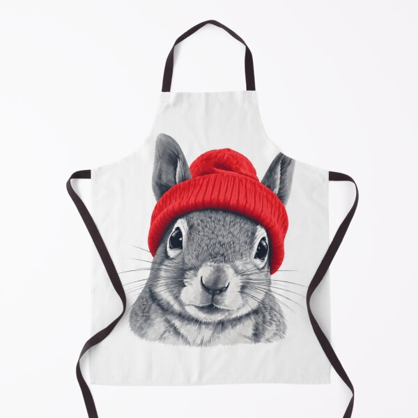 Item preview, Retro Squirrel in Red Beanie Vintage Wildlife designed and sold by crestwo-supply.