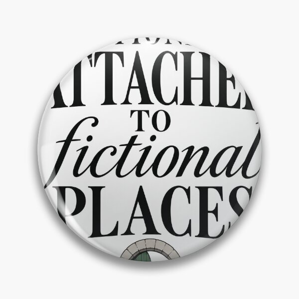 Item preview, Emotionally Attached to Fictional Places Fantasy Quote designed and sold by Mooncalf Market.