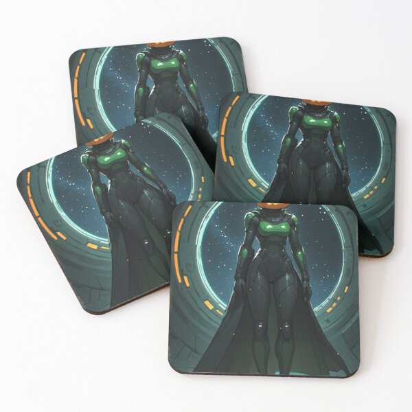 Item preview, Pumpkin Hero — Sci-Fi Space Halloween Art designed and sold by halibutgoatramb.