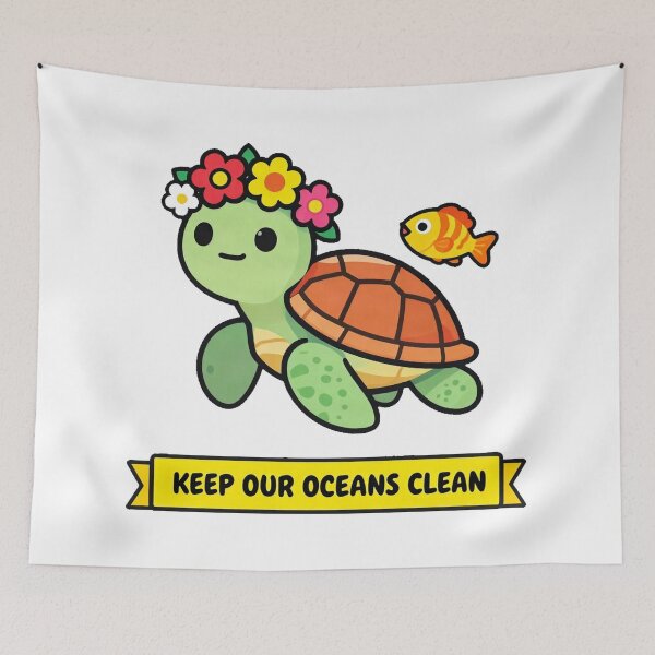 Item preview, Save The Seas Turtle Ecology designed and sold by Arc2020.