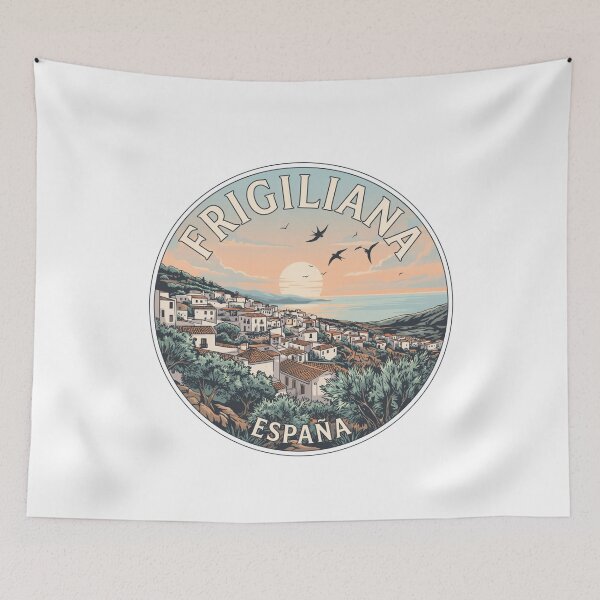 Item preview, Frigiliana España: Coastal White Village Design designed and sold by CircinusStore.