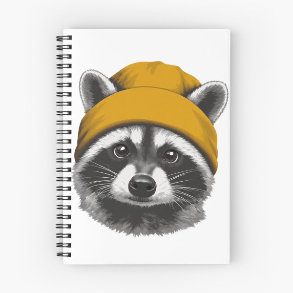Item preview, Mapache retro con gorro cómodo designed and sold by crestwo-supply.