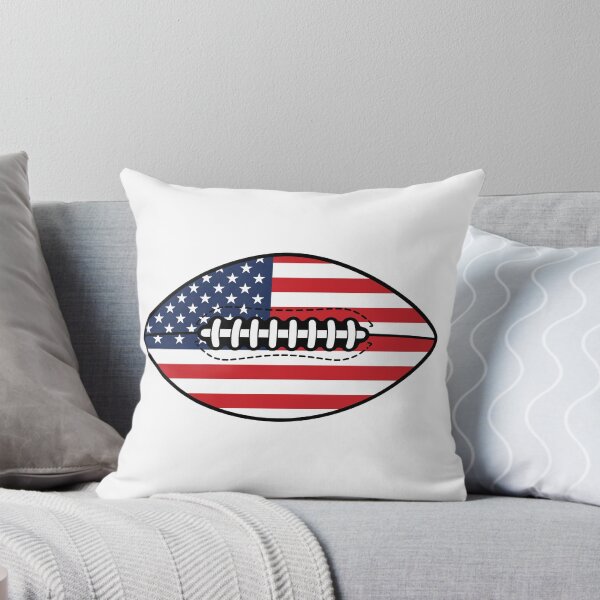 Item preview, American Flag Football - Patriotic Game Day Fan designed and sold by Marshallamoakohene.