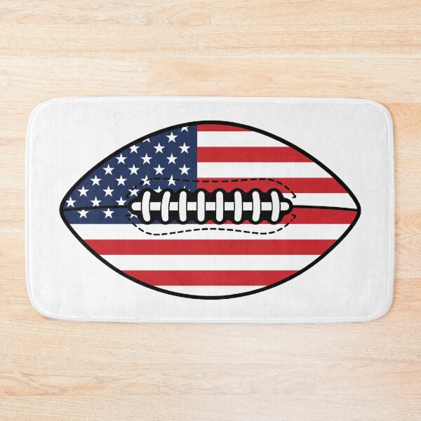 Item preview, American Flag Football - Patriotic Game Day Fan designed and sold by Marshallamoakohene.