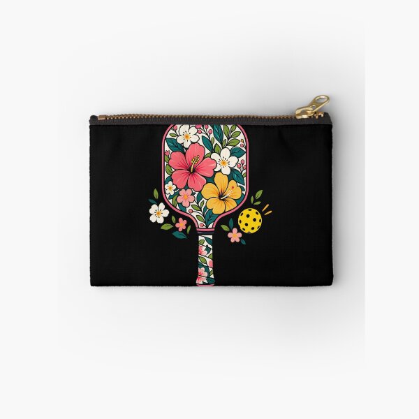 Item preview, Floral Pickleball Paddle Tropical Hibiscus Design designed and sold by stmpdwrld.