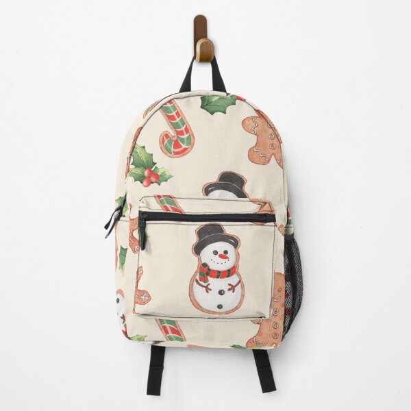 Item preview, Gingerbread Snowman Candy Cane Christmas Pattern designed and sold by violetteskyart-vioart.