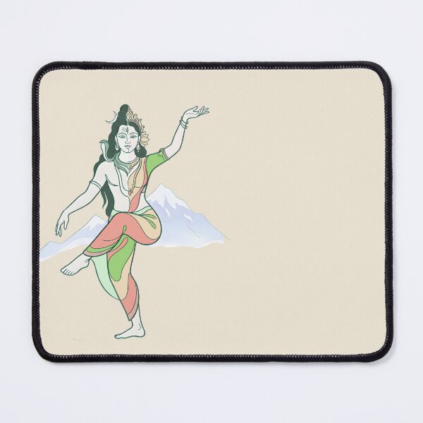 Item preview, Ardhanarishvara Dance in Kailash Line Art designed and sold by hutofdesigns.