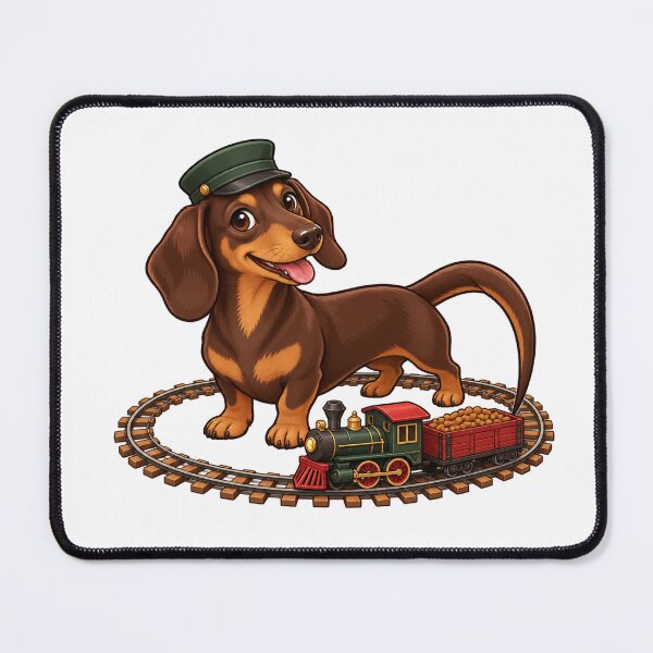 Item preview, Tiny Trackmaster Dachshund designed and sold by CozyMigo.