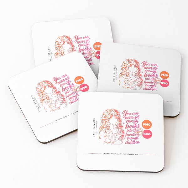 Item preview, Dolly Parton Book Quote - Never Enough Books for Children designed and sold by HUTEND.