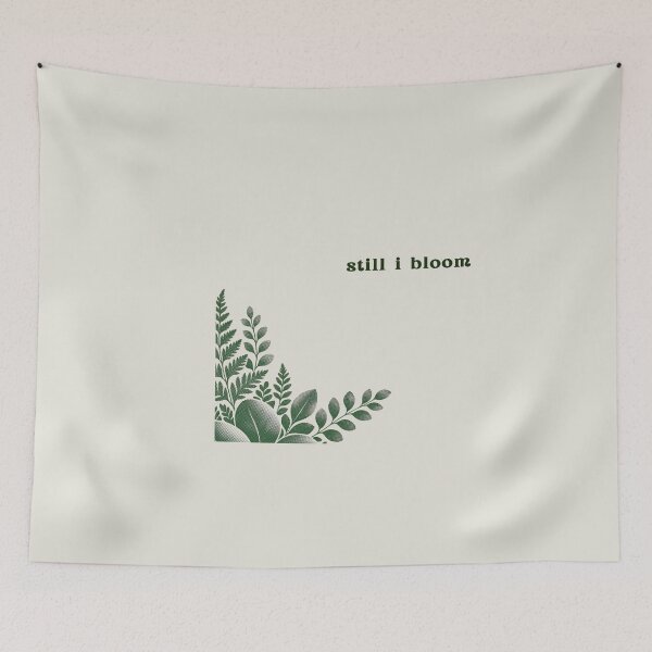Item preview, Still I Bloom Minimalist Botanical Floral Art designed and sold by rnscreationsin.
