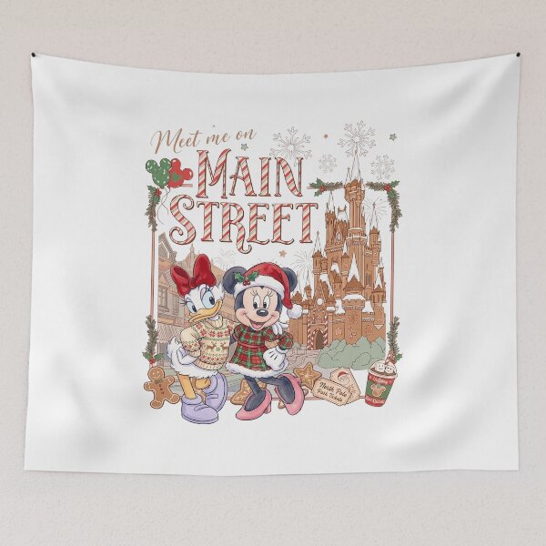 Item preview, Meet Me On Main Street Christmas Castle designed and sold by Shoaibstudio.