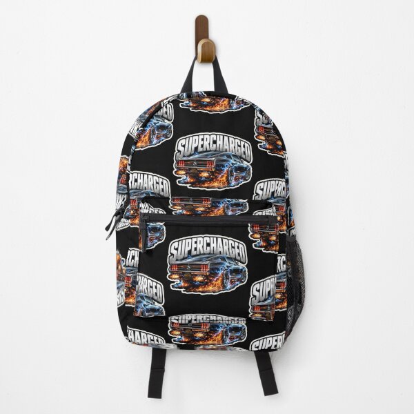 Item preview, Retro Muscle Car Racing Vintage Aesthetic Supercharged designed and sold by BeardWave.
