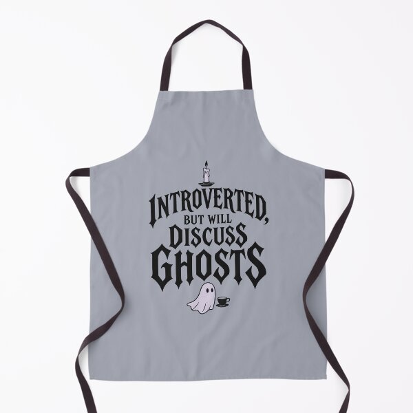 Item preview, Introverted But Will Discuss Ghosts Funny Quote designed and sold by Mooncalf Market.