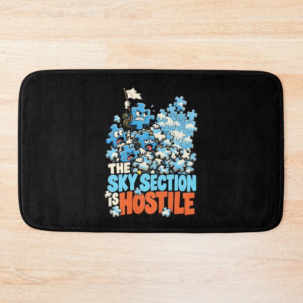 Item preview, Funny Jigsaw Puzzle Sky Section Hostile Humor designed and sold by MOTIFOLK.