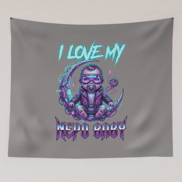 Item preview, I Love My Nepo Baby Script Graphic-96 designed and sold by MarkusLuth.