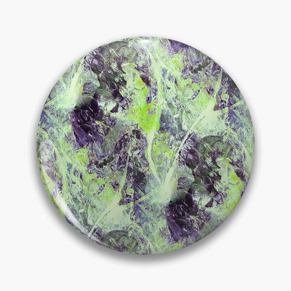 Item preview, Impressionistic Abstract Flowers in Mint Green designed and sold by Artistestella.