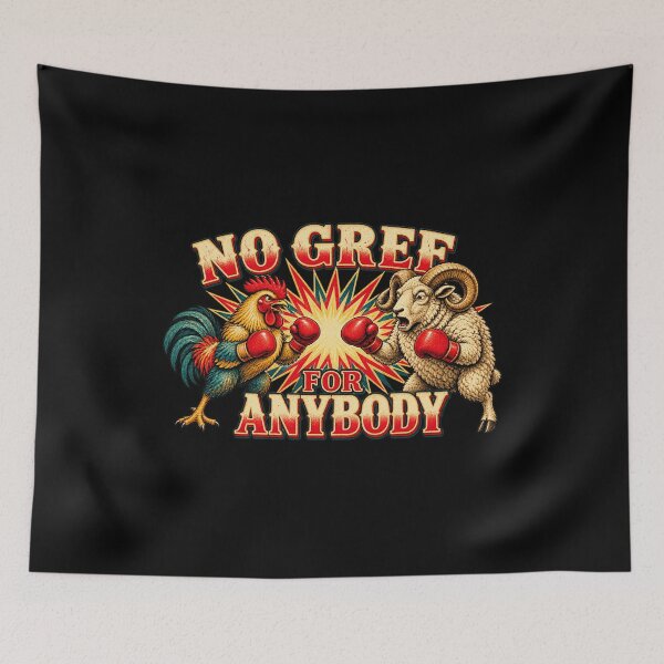 Item preview, No Greef Rooster vs Ram Boxing designed and sold by VioletNance.
