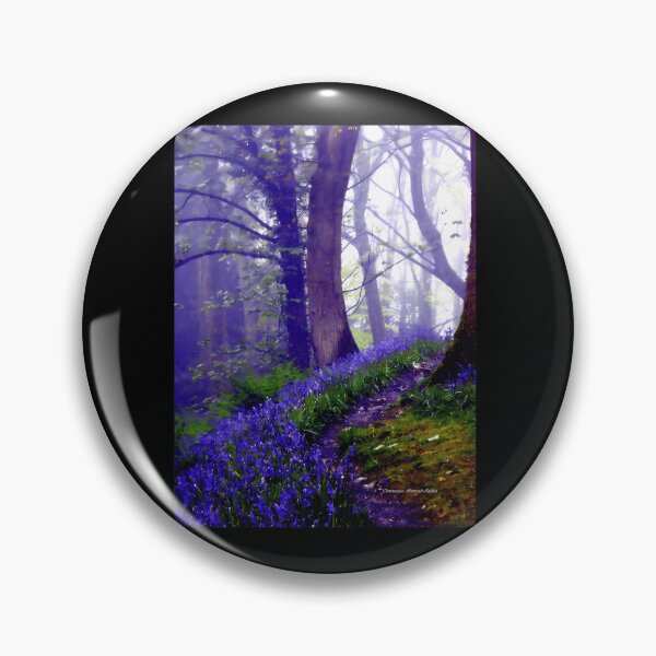 Item preview, Bluebells-In-The-Forest-Rain designed and sold by shiucass.