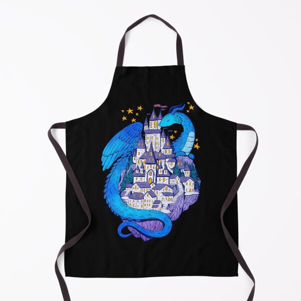 Item preview, Blue-Dragon-Guarding-His-Castle designed and sold by nesselma.
