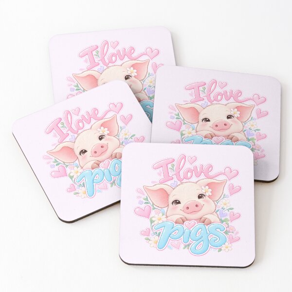 Item preview, I Love Pigs designed and sold by Danielle Official.