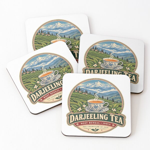 Item preview, Darjeeling Tea Vintage Heritage Travel Badge designed and sold by Globalcitytees.