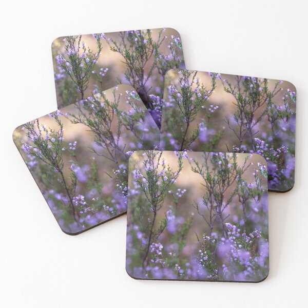 Item preview, Wild Purple Heather Flowers Blooming in Forest designed and sold by Catrinann.