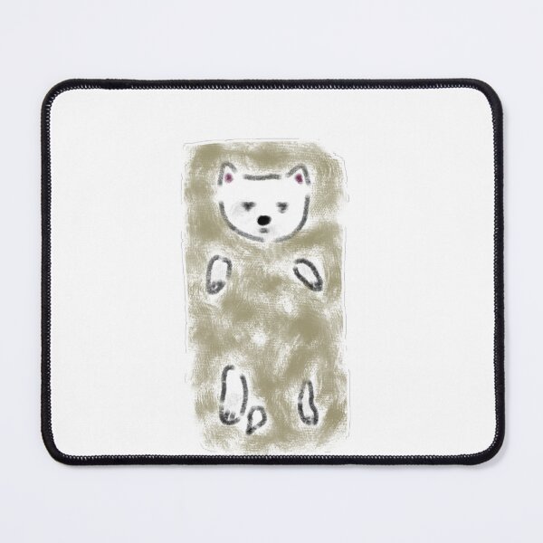 Item preview, White Puppy Buried In Sand designed and sold by raun.draw.
