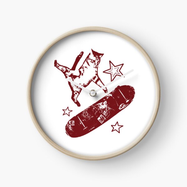 Item preview, Y2K Skateboard Cat Retro Grunge Aesthetic designed and sold by amberwell-snake.