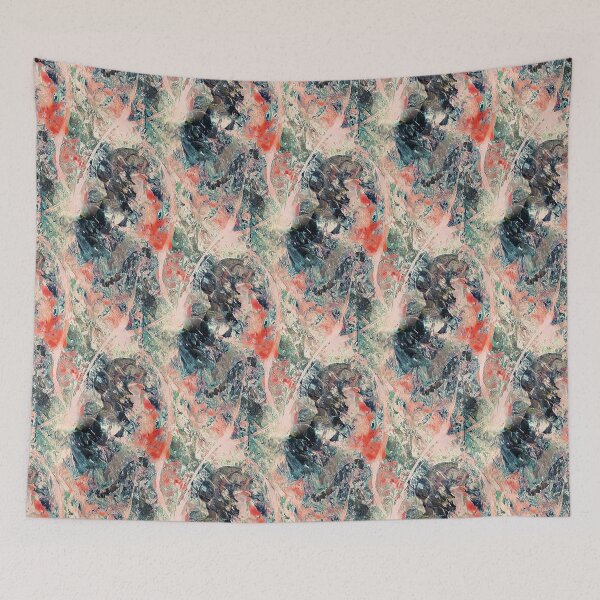 Item preview, Impressionistic Abstract Flowers in Peach designed and sold by Artistestella.