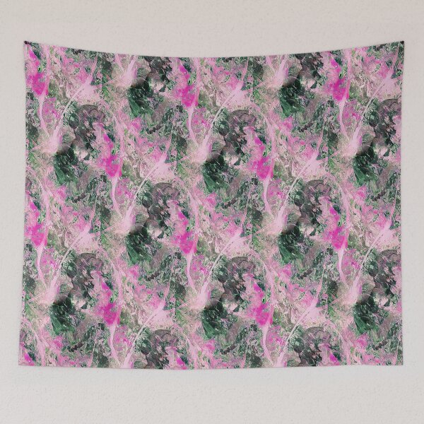 Item preview, Impressionistic Abstract Flowers in Pink designed and sold by Artistestella.