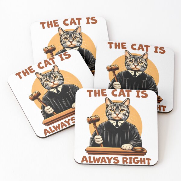 Item preview, The Cat Is Always Right designed and sold by zakvisuals.